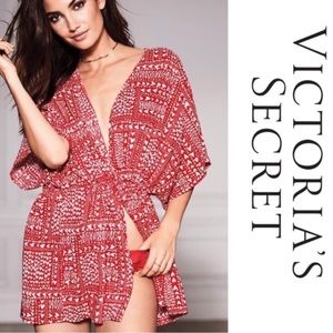 Heart Swim Cover Up / cotton robe NEW VS